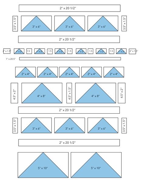 Triangle Mountain Quilt, Mountain Quilts Patterns, Mountain Quilt Block, Mountain Quilt Pattern, Mountain Quilt, Quilt Instructions, House Quilt Patterns, Mountain Quilts, Foundation Paper Piecing Patterns