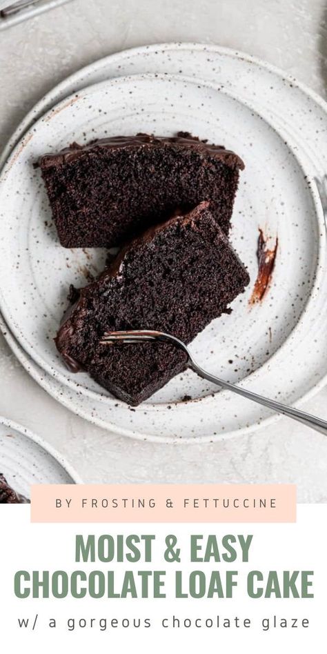 Not Overly Sweet Desserts, Chocolate Loaf Recipe, Chocolate Pound Cake Recipe Easy, English Chocolate Cake, Chocolate Sweet Bread, Best Moist Chocolate Cake Recipe, Easy Loaf Cake, Chocolate Pudding Loaf, Simple Chocolate Cake Recipe