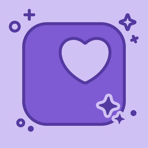 Purple App Icon Theme, Kuromi App Icons Purple, Bts App, Icons For Apps, Kawaii App, Purple Icon, Shortcut Icon, Mobile App Icon, App Store Icon