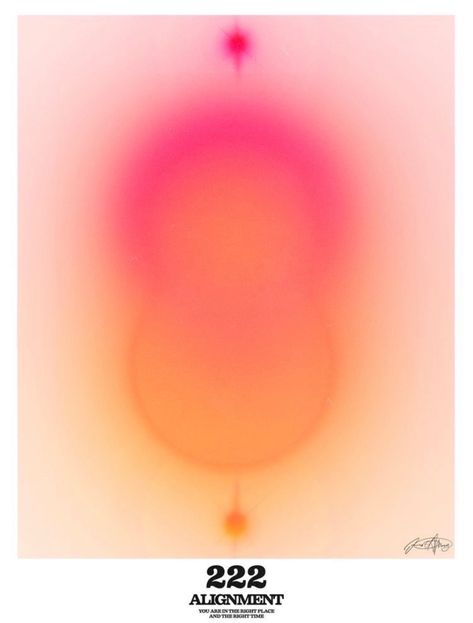 Alignment Art, 222 Alignment, Angel Number 222, Sensory Art, Energy Art, Aura Colors, Orange Aesthetic, Picture Collage Wall, Orange And Pink