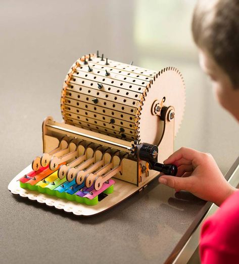 Smartivity Mechanical Xylofun Music Machine | HearthSong Wooden Toys Design, Wooden Toys Plans, Music Machine, Woodworking Toys, Engage Kids, Stem Projects, Toy Blocks, Construction Toys, Musical Toys