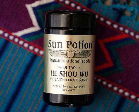 HE SHOU WU GANACHE INGREDIENTS: 1 Tbsp Sun Potion Cacao ½ tsp Sun Potion He Shou Wu 1 Tbsp melted coconut oil ½ Tbsp natural sweetener (like raw honey, maple syrup, molasses or jerusalem artichoke syrup) DIRECTIONS: Place all ingredients in a bowl and mix together until you reach a silky chocolate syrup texture. Enjoy! Coconut Oil Coffee Benefits, Coconut Oil Coffee Recipe, He Shou Wu, Sun Potion, Coconut Oil Coffee, Calendula Benefits, Full Body Detox, Coconut Oil Recipes, Anti Aging Supplements