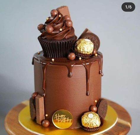 Choco Truffle Cake, Truffle Cake, Birthday Cake Decorating Ideas, Chocolate Truffle Cake, Chocolate Cake Designs, Chocolate Drip Cake, Elegant Birthday Cakes, Simple Cake Designs, Chocolate Cake Decoration