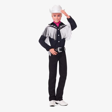 White Western Outfit, 2000 Outfit, Cool Cowboy, White Cowboy Hat, Barbie The Movie, Urban Cowboy, American Princess, Western Outfit, Barbie Movie