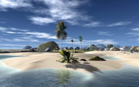 HD wallpaper nature beach 3D. National Geographic Wallpaper, Strand Wallpaper, Island Wallpaper, Widescreen Wallpaper, Island Paradise, Full Hd Wallpaper, Beach Wallpaper, Beach Paradise, Nature Backgrounds