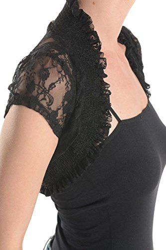 Short Sleeve Bolero, Black Lace Cardigan, Bolero Pattern, Lace Bolero, Bolero Shrug, Shrug Cardigan, Lace Cardigan, Lace Material, Short Sleeve Cardigan