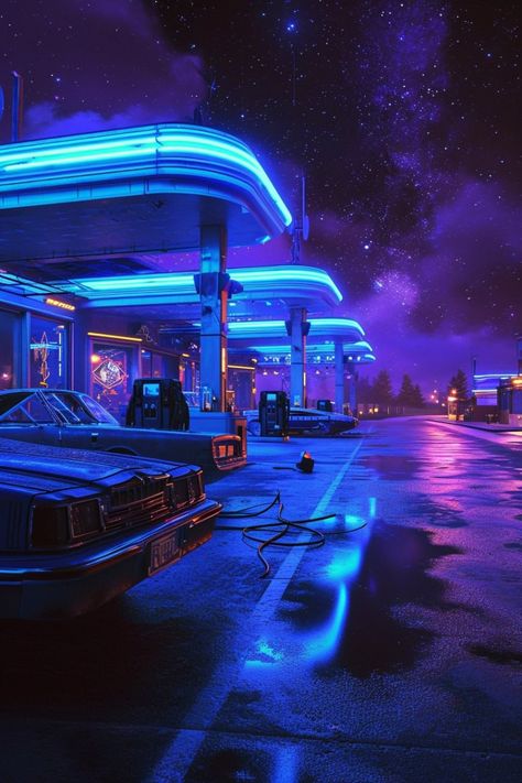 3am Vibes, Neon Cyberpunk Aesthetic, Neon Animation, Los Angeles Wallpaper, Neon Cyberpunk, Sci Fi Wallpaper, Vaporwave Wallpaper, Futuristic Aesthetic, The Faceless