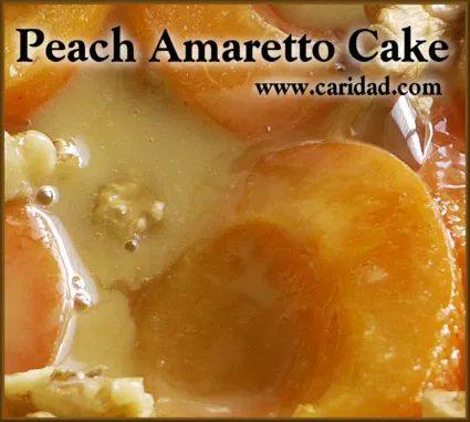 Peach Amaretto, Amaretto Cake Recipe, Amaretto Cake, Panko Crumbs, Peach Cake, Peach Schnapps, Springform Pan, Upside Down Cake, Test Kitchen