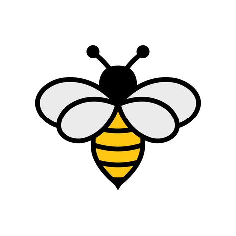 Bee Vector, Bee Icon, Bee Clipart, Pet Logo Design, The Bee, Animal Logo, Free Logo, Free Svg, Vector Logo