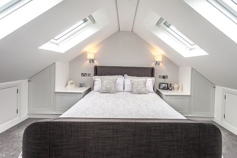 Small Loft Bedroom, Loft Conversion Ideas, Loft Conversion Plans, Loft Conversion Design, Loft Conversion Bedroom, Dormer Loft Conversion, Attic Bedroom Designs, Attic Loft, Attic House