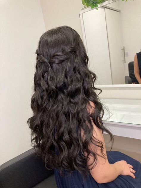 Cute Prom Hairstyles, Simple Prom Hair, Guest Hair, Prom Hair Down, Ball Hairstyles, Quince Hairstyles, Prom Hairstyles For Long Hair, Hairdo For Long Hair, Haircuts For Long Hair