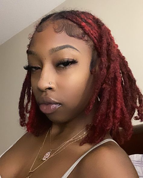 Female Dreads Hairstyles, Locs Colors, Female Dreadlocks Styles, Female Dreads, Dread Styles, Locs Styles, Loc Inspiration, Instagram Call, Loc Hairstyles