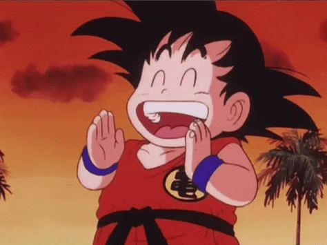 Mexican Childhood, Dragon Ball Gifs, Dbz Pictures, Goku Gohan Goten, Clapping Gif, Dbz Gif, Baby Goku, Gohan And Goten, Goku And Gohan