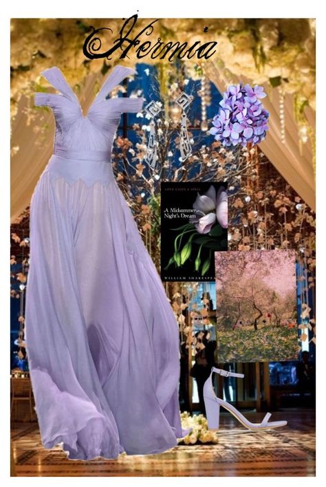 "Midsummer nights dream- Hermia" by ravenclawchick852 on Polyvore featuring ZALORA, AeraVida and RALPH & RUSSO Hermia Midsummer Nights Dream, Midsummer Nights Dream Costume, Stanley Cup Costume, Wanda Costume, Cosmo And Wanda Costume, Midsummer Nights Dream Party, Cosmo Wanda, Dream Costume, Aj Michalka