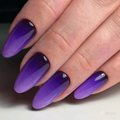 Nail School, Ombre Nail Art Designs, Unghie Sfumate, Purple Nail Art, Nail Time, Ombre Nail, Nail Art Ombre, Purple Nail, Nails Polish