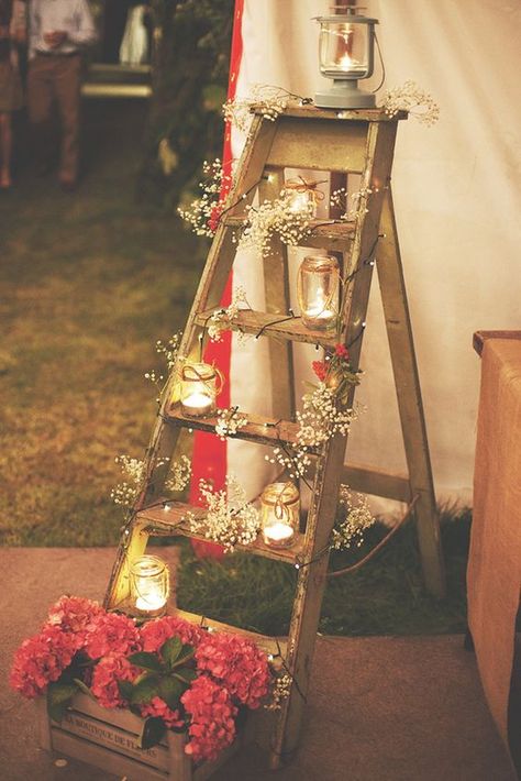 Campsite Wedding, Rustic Wedding Decorations, Wedding Reception Ideas, Country Wedding Decorations, Mehndi Decor, Rustic Wedding Diy, Rustic Barn Wedding, Rustic Outdoor, Garden Parties