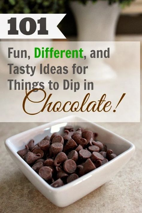 101 Fun, Different, and Tasty Ideas for Things to Dip in Chocolate! | The Creek Line House Food To Dip In Chocolate, Things To Cover In Chocolate, What Can You Dip In Chocolate, Dipped Chocolate Treats, What To Dip In Chocolate, Things To Dip In Chocolate, Dipped Treats, Chocolate Dipping, Chocolate Dipped Treats