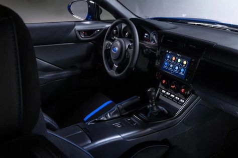 2024 Subaru BRZ tS Makes Sunny California Debut as Most Performance-Focused BRZ Yet Subaru Brz Interior, Brz Interior, Lancer Gsr, Red Engine, Subaru Models, Subaru Cars, Sunny California, Sweet Cars, Bespoke Interiors