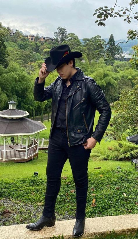 Tejano Outfit For Men, All Black Western Outfit Men, Cowboy Black Outfit Men, Mexican Outfits Men, Narcos Outfit Men, Mexican Cowboy Outfit Men, All Black Cowboy Outfit For Men, Banda Ms Concert Outfit Mexican, Vaquero Outfit Men