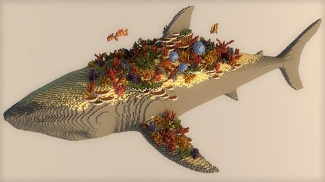 Minecraft Underwater, Lego Animals, Minecraft Plans, Amazing Minecraft, Minecraft Inspo, Minecraft Survival, Minecraft Decorations, Live Coral, Minecraft Blueprints