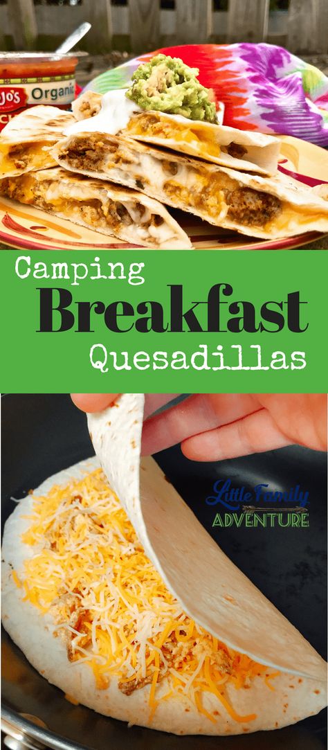 Breakfast Chorizo, Chorizo Eggs, Breakfast Quesadilla Recipes, Breakfast Quesadillas, Breakfast Quesadilla, Subway Sandwich, Camping Foods, Camping Desserts, Campfire Recipes