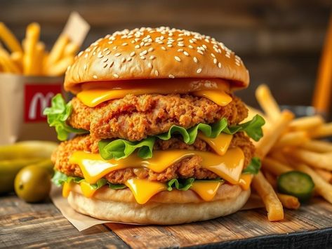 Discover the McDonald's Chicken Big Mac Ingredients. Learn what's inside this popular sandwich and how it compares to the classic beef version. Chicken Savoy Recipe, Chicken Big Mac, Mac Chicken, Chicken Big, Mississippi Chicken, Mcdonalds Chicken, Cheesy Enchiladas, State Foods, Chicken Patties