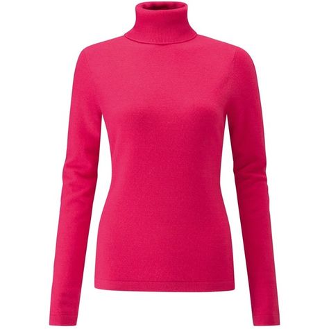 Pure Collection Cashmere Roll Neck Jumper (2,860 MXN) ❤ liked on Polyvore featuring tops, sweaters, hot pink, short-sleeve turtleneck sweaters, ribbed turtleneck, long sleeve jumper, long sleeve sweater and pink sweater Hot Pink Turtleneck, Sweaters Cashmere, Extra Long Sleeve Sweater, Pink Turtle, Pink Cashmere Sweater, Fall Winter Fashion Trends, Pink Turtleneck, Pink Turtleneck Sweater, Hot Pink Sweater