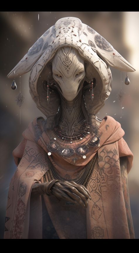 Alien Culture Concept Art, Alien King Concept Art, Sci Fi Alien Character Design, Alien Humanoid Concept Art, Scary Alien Concept Art, Grey Alien Concept Art, Alien Character Concept Art, Alien Clothes Concept, Female Alien Character Design