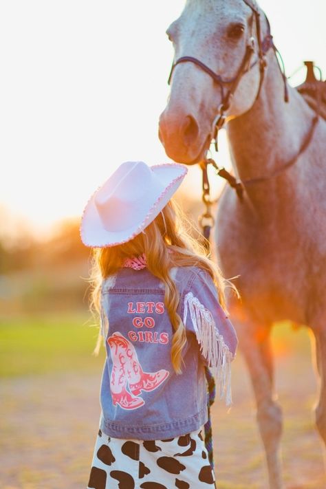 Sequin Star Cowgirl Hat Pink Cowgirl Boot, Fringe Denim Jacket, Western Girl Outfits, Lets Go Girls, Pink Cowgirl Boots, Sparkle In Pink, Boot Design, Cowgirl Costume, Pink Cowgirl