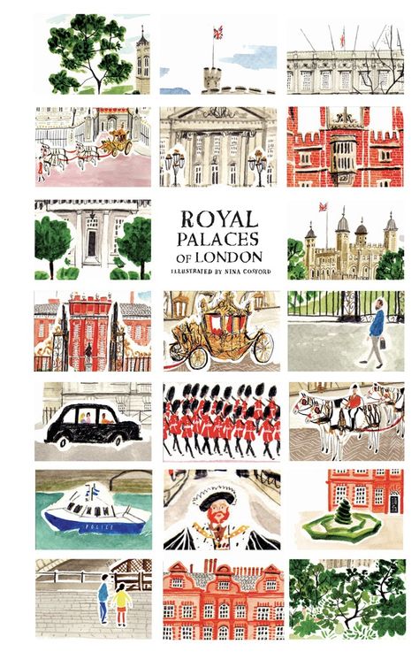 Nina Cosford Royal Palaces, Boarding Passes, Passport Stamps, London Christmas, Miscellaneous Items, Art Carte, London Town, London Calling, London Love