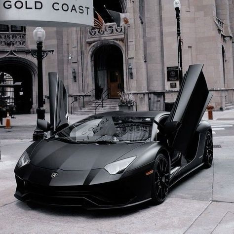 All Black Lamborghini, Aesthetic Lamborghini, Lambo Car, Prom Car, Matte Black Cars, Tmax Yamaha, Vintage Racing Poster, School Rules, Media Agency