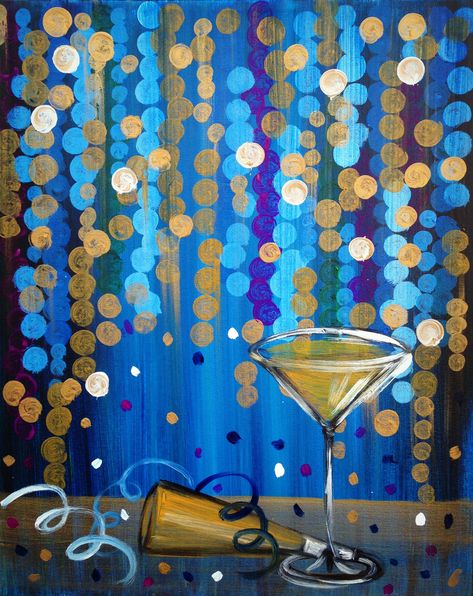 Light Up the Night - Pinot's Palette Painting Painting Library, Pinots Palette Paintings, Pinots Palette, Wine And Canvas, Light Up The Night, Holiday Painting, Winter Painting, Canvas Painting Diy, Paint And Sip