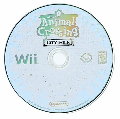 Animal Crossing City Folk Wallpaper, Wii Wallpaper, Wii Aesthetic, Wii Music, Animal Crossing Wii, Animal Crossing City Folk, Animal Crossing City, Ac Cd, Frutiger Aero