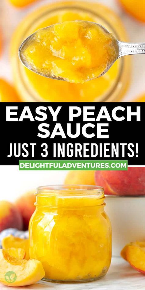 Homemade Peach Sauce, Peach Sauce For Waffles, How To Can Peaches In Light Syrup, Peach Sauce For Cake, Peach Sauce Canning, Peach Sauce For Cheesecake, Peach Sauce For Pancakes, Peach Sauce For Ice Cream, Canning Peaches In Heavy Syrup