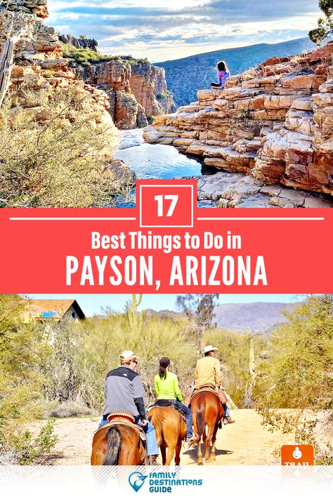 Gilbert Az Things To Do, Pine Arizona, Parker Arizona, Arizona Waterfalls, Arizona Day Trips, Traveling Goals, Arizona Aesthetic, Payson Arizona, Travel Arizona