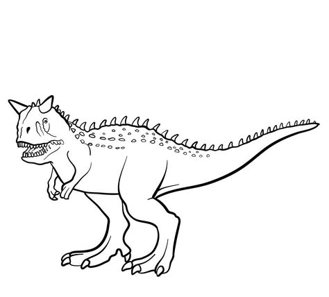 carnotaurus colouring pages, this picture u could find at Dinosaur coloring pages topics #coloring #coloringpages #printable Dinosaur Drawing, Preschool Coloring Pages, Dinosaur Activities, Dinosaur Coloring Pages, Dinosaur Coloring, Extinct Animals, Color Magic, Cartoon Coloring Pages, Cute Dinosaur