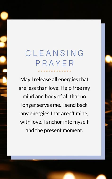 Recite this prayer when you're ready to center into your own being. It can help to disconnect from your clients after a session, and to transmute low vibrational energies.   Prayer for Healing - Cleansing Energy - Prayer Quote - Grounding Exercise - Protection Prayer - Shielding - Earthing - How to Be a Grounded Healer - Grounding Exercises - Reiki for Highly Sensitive Individuals - Tips for Empaths, Healers & Lightworkers - Spiritual - How to Ground - Am I empathic? - Gifts of Empathic Healers Energy Healing Quotes, Smudging Prayer, Protection Energy, I Release, Grounding Techniques, Healing Affirmations, Sup Yoga, Energy Healing Reiki, Reiki Meditation