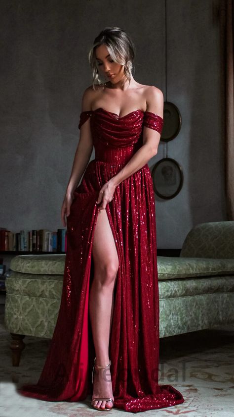 Red gown aesthetic