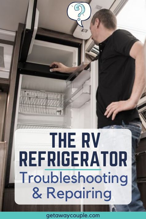 Rv Refrigerator Repair, Camper Refrigerator, Rv Diy, Camper Maintenance, Camper Repair, Travel Trailer Living, Rv Refrigerator, Camper Trailer Remodel, Rv Camping Tips