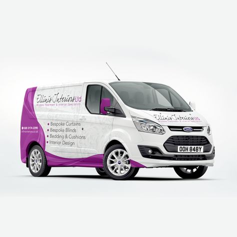 Van Signage, Van Wrap, Pink Vans, Van Design, Business Flyer, Custom Cars, Soft Furnishings, Fox, Cars Trucks