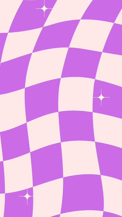 Wavy pink and purple phone wallpaper! Pin to save for later, follow for more! Social Media Wallpaper, Purple Phone Wallpaper, Checker Wallpaper, Retro Wallpaper Iphone, Scrapbook Background, Iphone Wallpaper Tumblr Aesthetic, Aesthetic Desktop Wallpaper, Save For Later, Retro Wallpaper