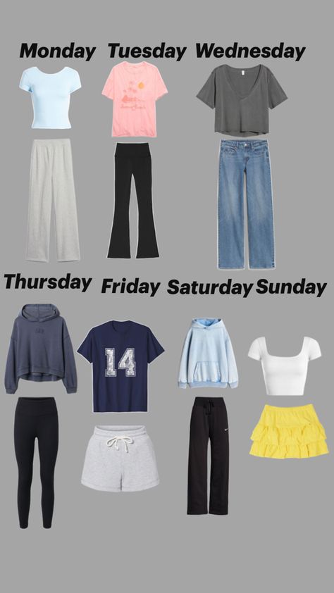 Outfits For Period Days School, What To Wear With Lavender, Outfits For Period Days, Lavender Leggings, Period Days, Outfits Of The Week, Friday Saturday Sunday, Diy Bracelet Designs, Weekly Outfits