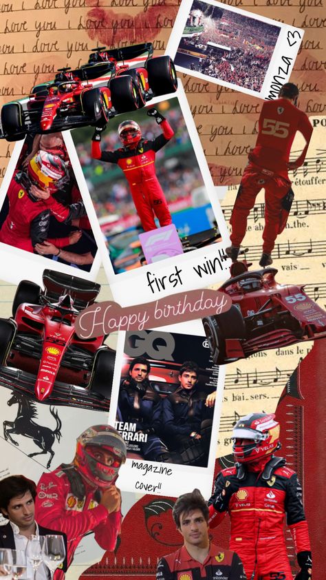 Ferrari 16, F1 Ferrari, Aesthetic Moodboard, Happy Birthday To My, F 1, Video Games Artwork, Video Game Covers, Formula 1, Gq