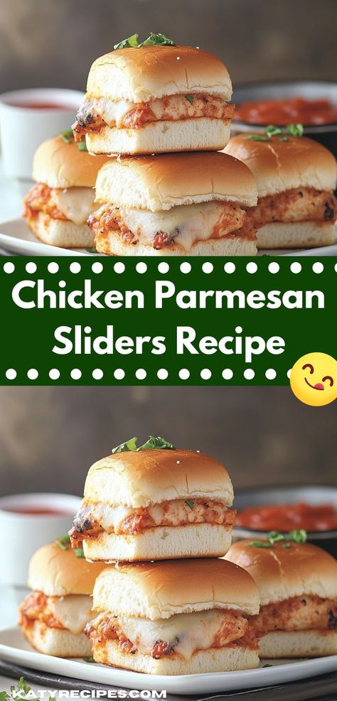 These easy Chicken Parmesan Sliders combine crispy chicken, tangy marinara, and gooey cheese on soft rolls. They’re simple to prepare and great for game day or casual gatherings with friends. Chicken Tender Sliders, Chicken Parmesian, Chicken Parmesan Sliders Recipe, Cheesy Chicken Parmesan, Homemade Chicken Parmesan, Chicken Parmesean, Parmesan Sliders, Crockpot Chicken Parmesan, Chicken Parmesan Sandwich