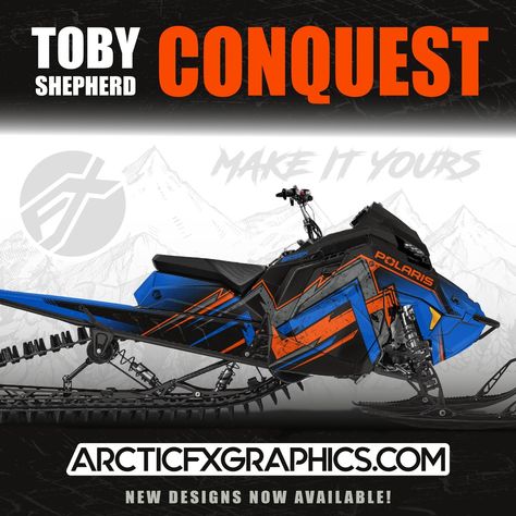 @Tobyshepherd22 latest conquest is here!🔥 Grab this epic wrap now!👍 ㅤ #snowmobiling #snowmobile #snowmobilevideos #arcticfx #arcticfxgraphics #snowmobilelife #sledlife #polaris #snowseason #sledwraps #sledwrap #haydays2024 Snowmobile, Sled, Quick Saves