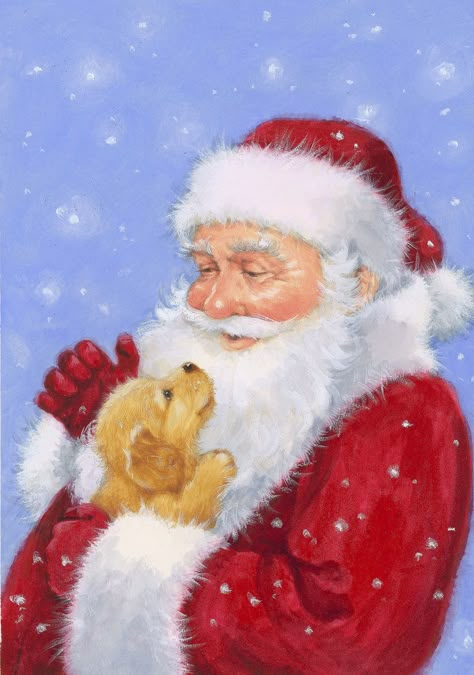 Hazel Lincoln, Santa Claus Pictures, Presents For Christmas, Christmas Cuties, Mr Christmas, Christmas Scenery, Santa Pictures, Christmas Artwork, Advocate Art