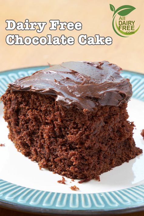 Gluten Free Dairy Free Chocolate Cake, Dairy And Gluten Free Chocolate Cake, Dairy Free Cakes, Flourless Chocolate Cake Dairy Free, Dairy And Egg Free Birthday Cake, Dairy Free Chocolate Cake Recipe, Egg And Dairy Free Chocolate Cake, Dairy Free Birthday Cake, Non Dairy Desserts