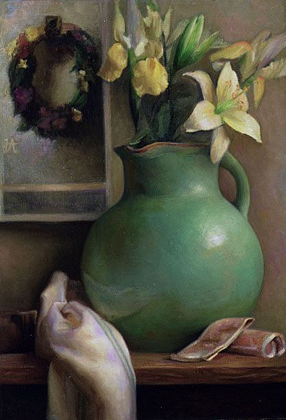 Juliette Aristides - Still life Juliette Of The Herbs, Juliet Capulet Painting, Juliet Has A Perfume, Lilias Trotter Paintings, Juliette Aristides, Still Life Flowers, Painting Still Life, Realistic Art, Paintings I Love