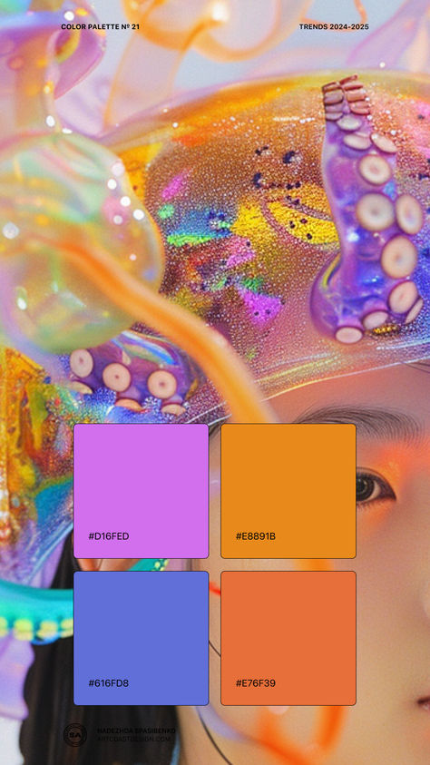 Graphic Design Trends, Fonts, Premium Graphics Colorful Moodboard, Planners 2024, Art Packaging, Palette Design, Color Pallete, Makeup Package, Colour Theory, Colour Ways, Countdown Calendar