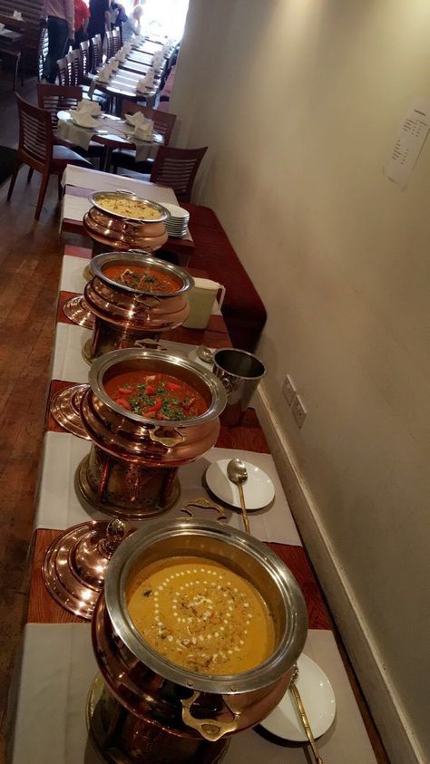 The Sheesh Mahal buffet can be set up at outside catering events or used in  our Restaurant in Twickenham. For further details about our catering service please visit or website at: http://www.sheesh-mahal.co.uk/parties/ Sheesh Mahal, Vegetarian Starters, Project Cover, Uk Parties, Hotel Buffet, Outside Catering, Wedding Buffet, Instagram Creative Ideas, Catering Events